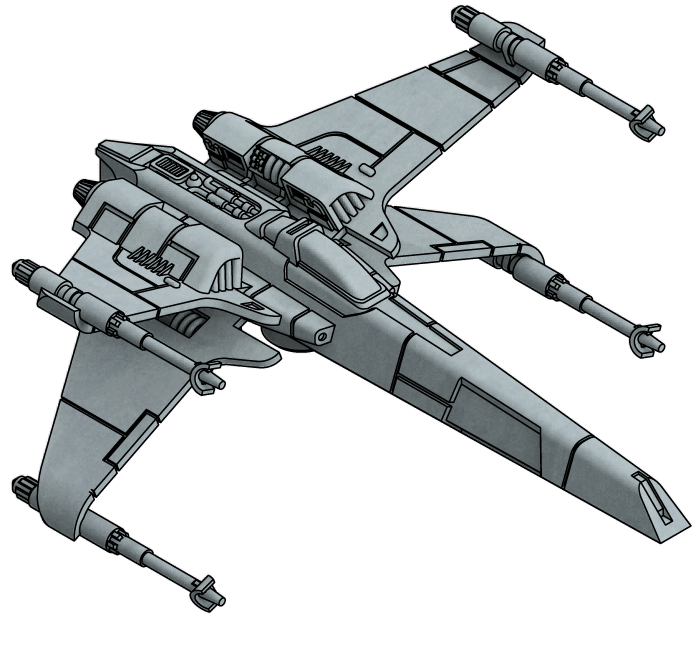 T-85 X-wing Fighter - Hardware Studios